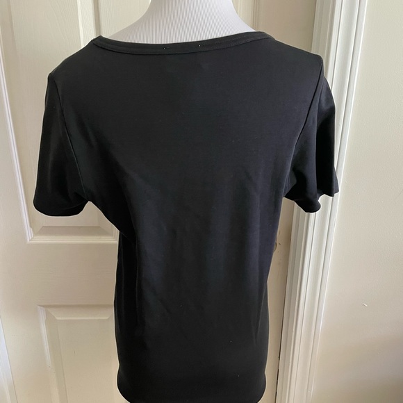 Black t- shirt with horse design 💯 % cotton NWOT - Picture 5 of 6